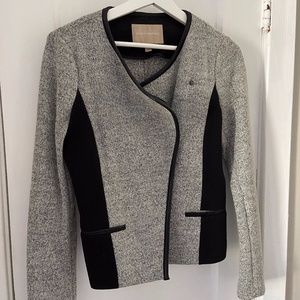 Wool grey/black blazer